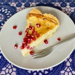 Käsekuchen mit Granatapfel