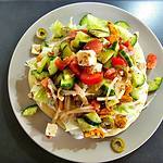 Offene Gyros Pita