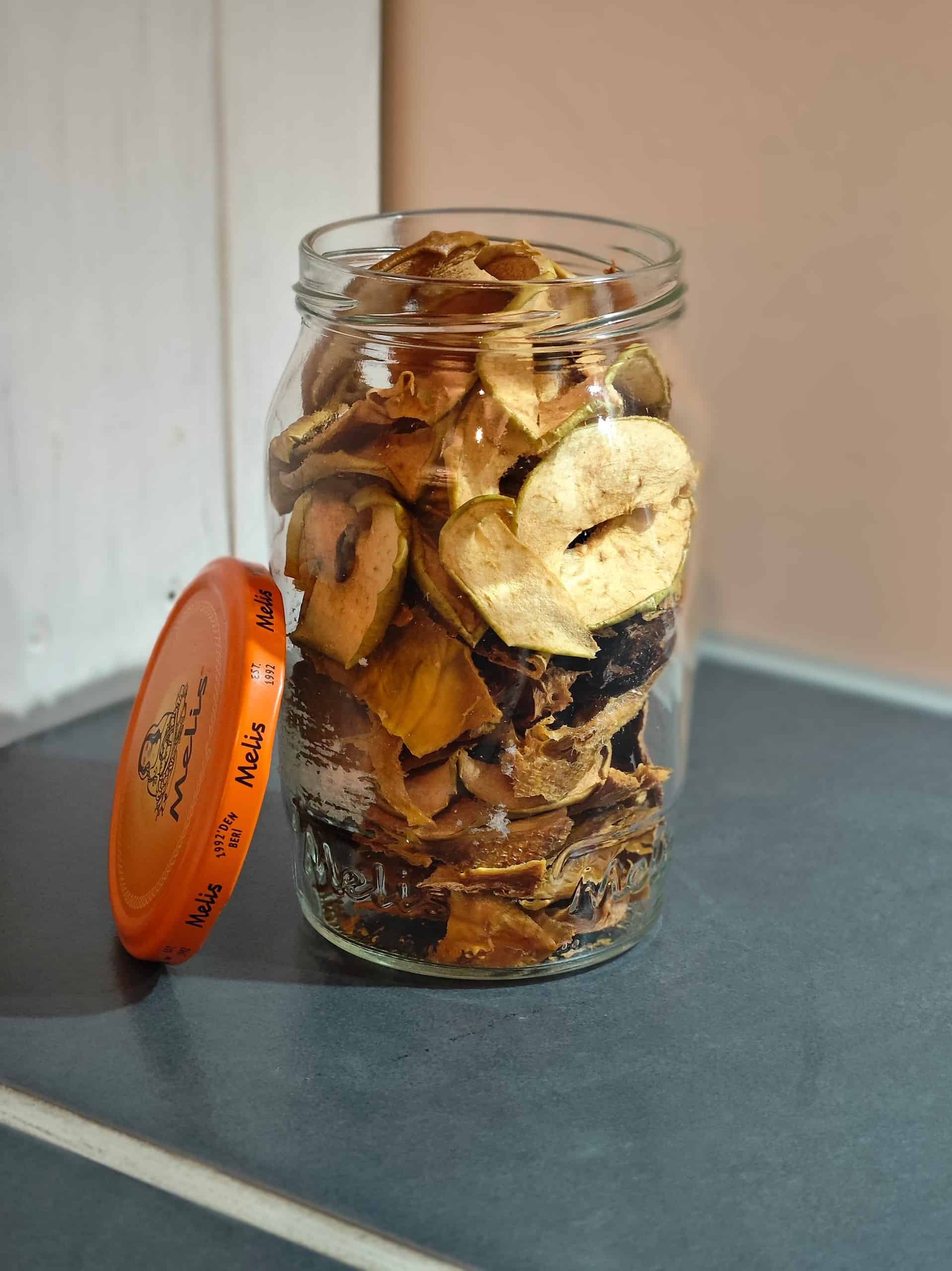 Getrocknete Apfel- & Mango-Chips