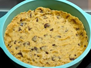 wp 17118059667234264596710647856418 Chocolate Chip Cookie Teig als Boden